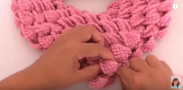 bufanda crochet flores 3D! Alcrochet.com
