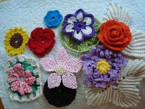 Flores de crochet