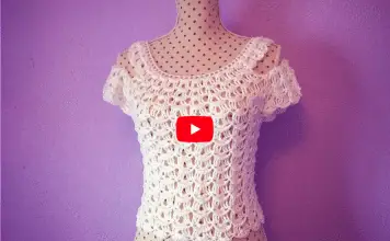Blusa de mujer en crochet