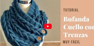 Bufandas tejidas en Crochet