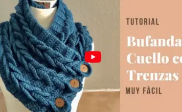 Bufandas tejidas en Crochet