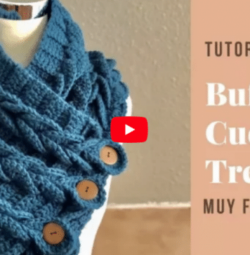 Bufandas tejidas en Crochet