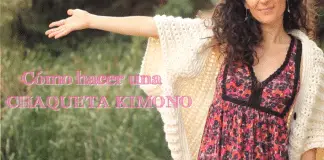 Chaqueta Kimono en crochet