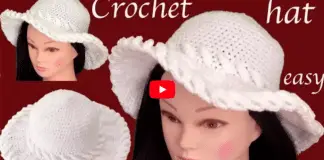 Sombreros a crochet para mujer