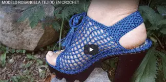 SANDALIAS DE MUJER EN CROCHET