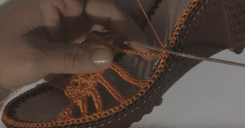 Cómo tejer zapatos mujer a crochet paso paso Alcrochet.com