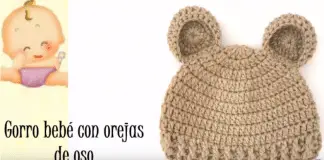 Como hacer gorro de bebe a crochet