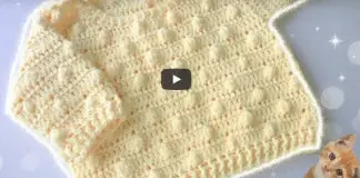 Jersey de bebe a crochet