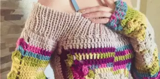 Sueter a crochet para mujer