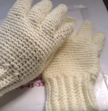 Tutorial de guantes a crochet