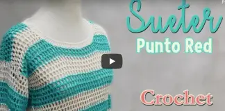 Suéter a crochet para mujer