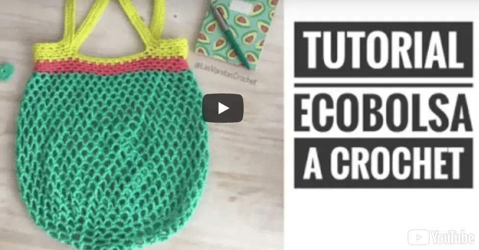 gastos generales Tubería Senado Tutorial: Te enseñan como tejer bolsa para compras a crochet, ¡fácil y  rápido! Alcrochet.com