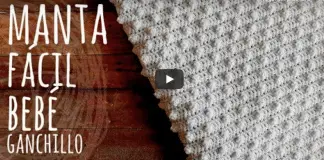 Nuevo tutorial para acogedora manta a crochet